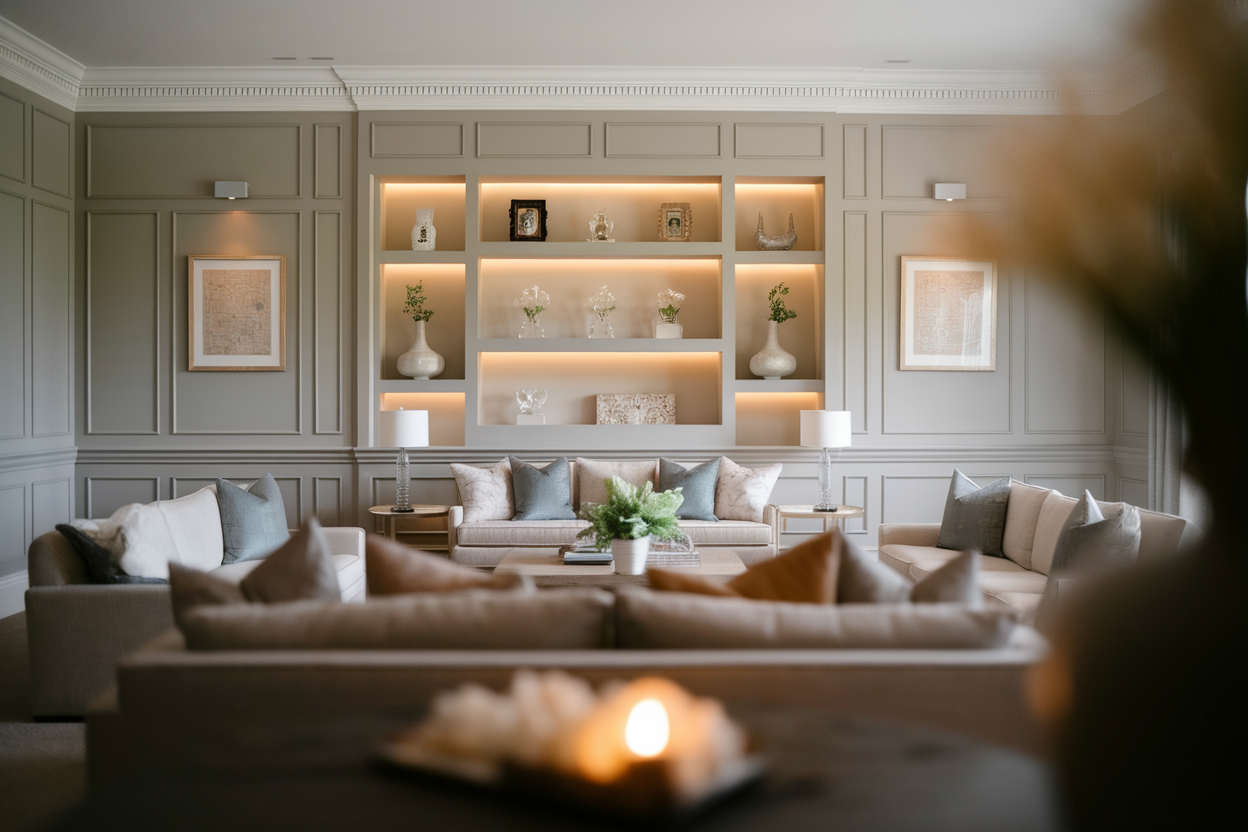 Comment Décorer un Grand Pan de Mur dans votre Salon : Idées et Astuces