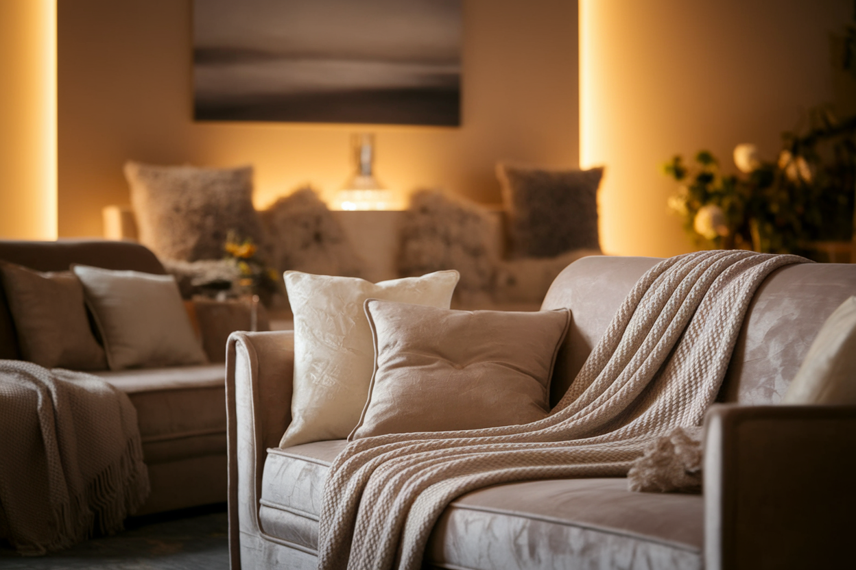 Salon Taupe et Crème : 12 Idées Déco Cocooning pour un Intérieur Élégant