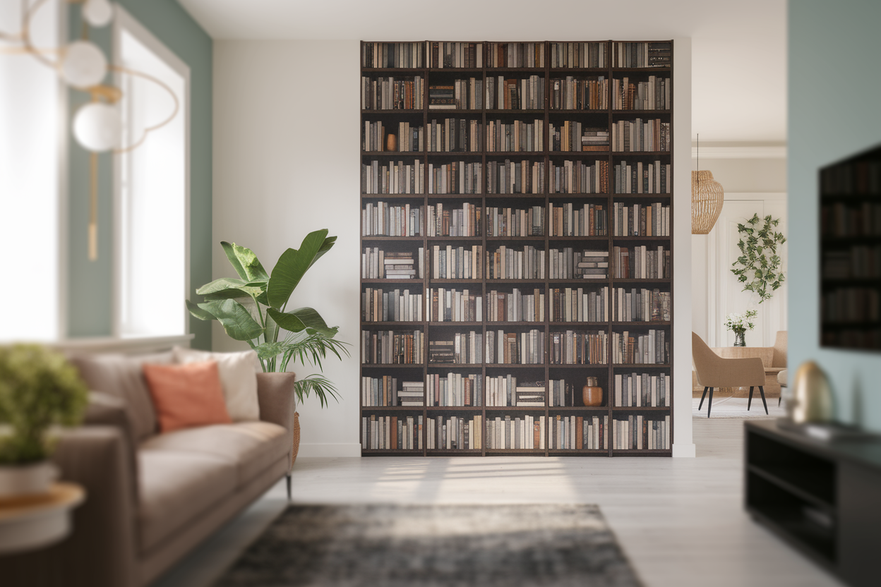 Comment Cacher une Porte : 10 Solutions Élégantes pour Votre Salon