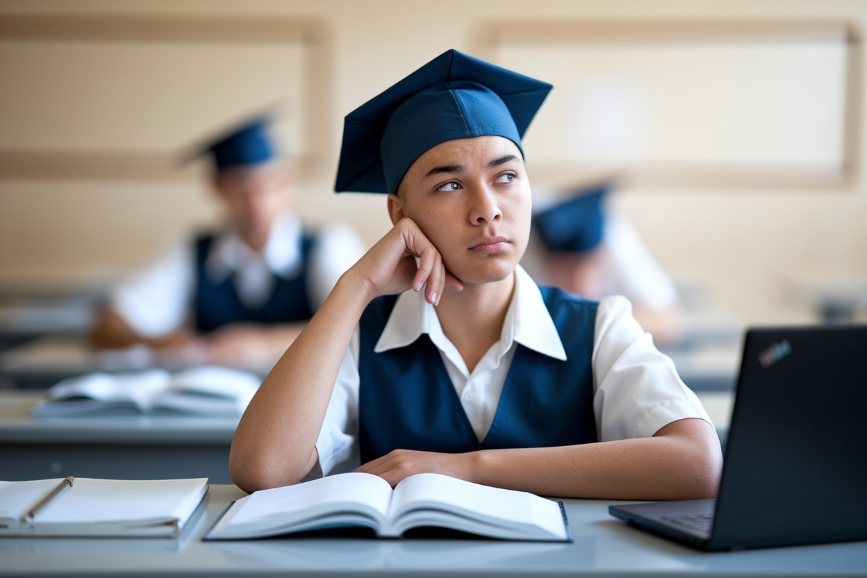 apprenti-pensif-bureau-livres-ordinateur