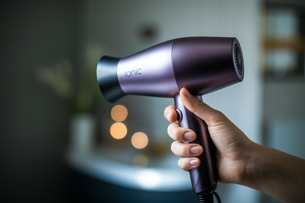 main-seche-cheveux-salle-bain