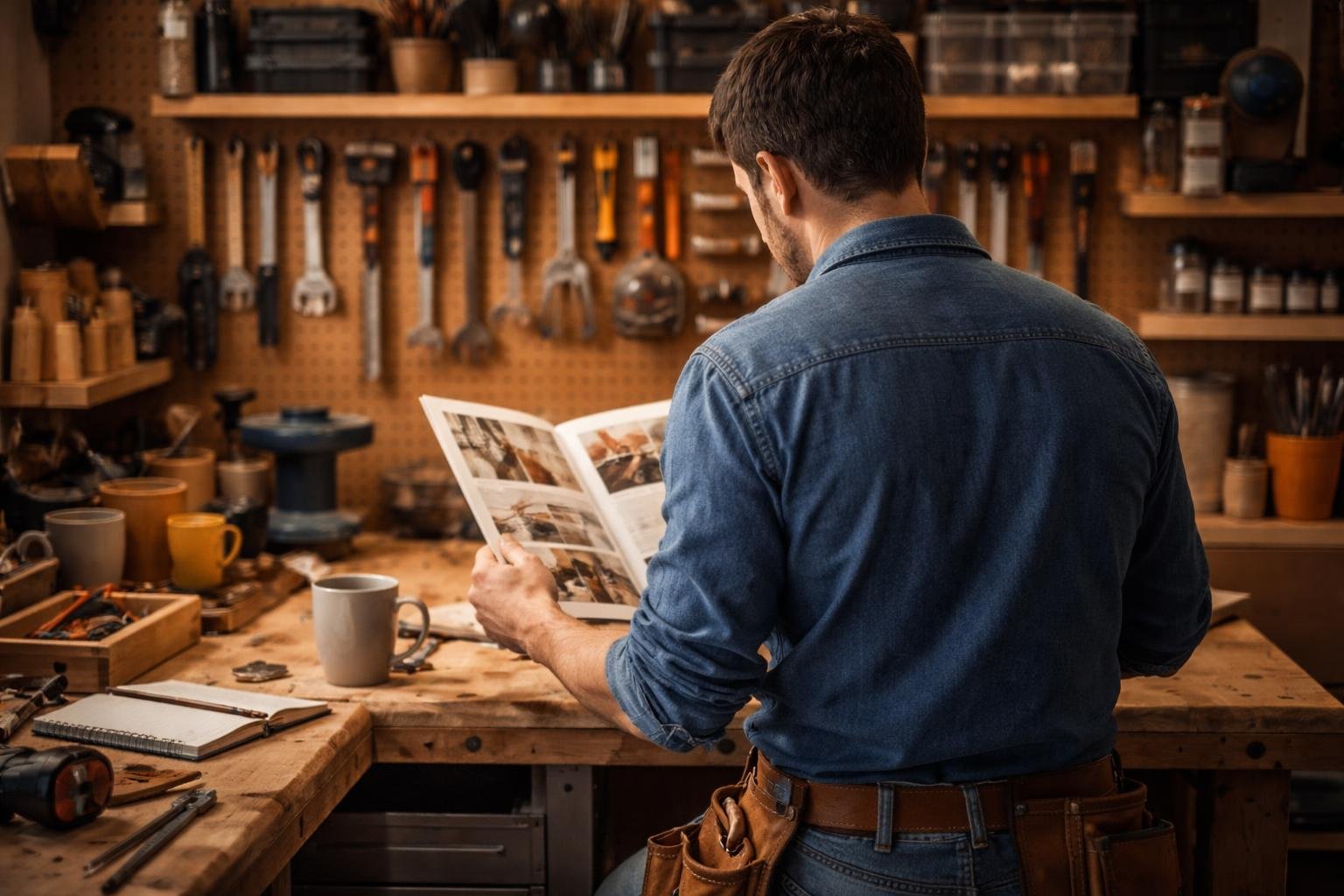 bricoleur-atelier-etabli-outils-ranges